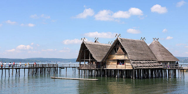 Stilt houses in Unteruhldingen, Germany